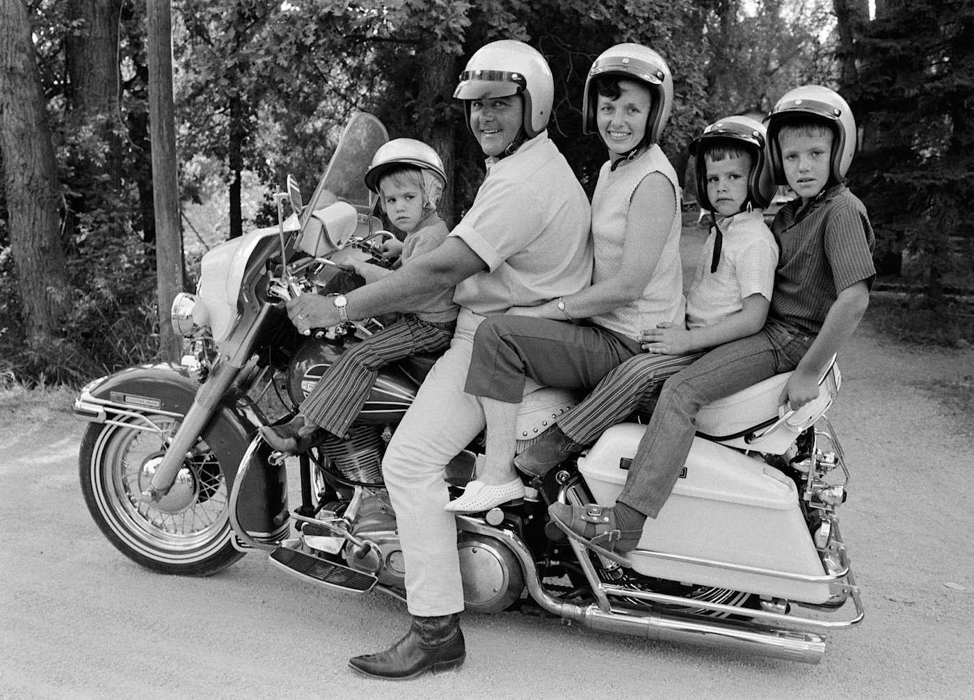 motorcycle family photo
 MC Art/Motorcycle Art: A Family Affair