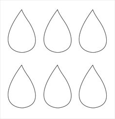 raindrop template Big Raindrop Template Printable Free | Raindrops Coloring Page ...