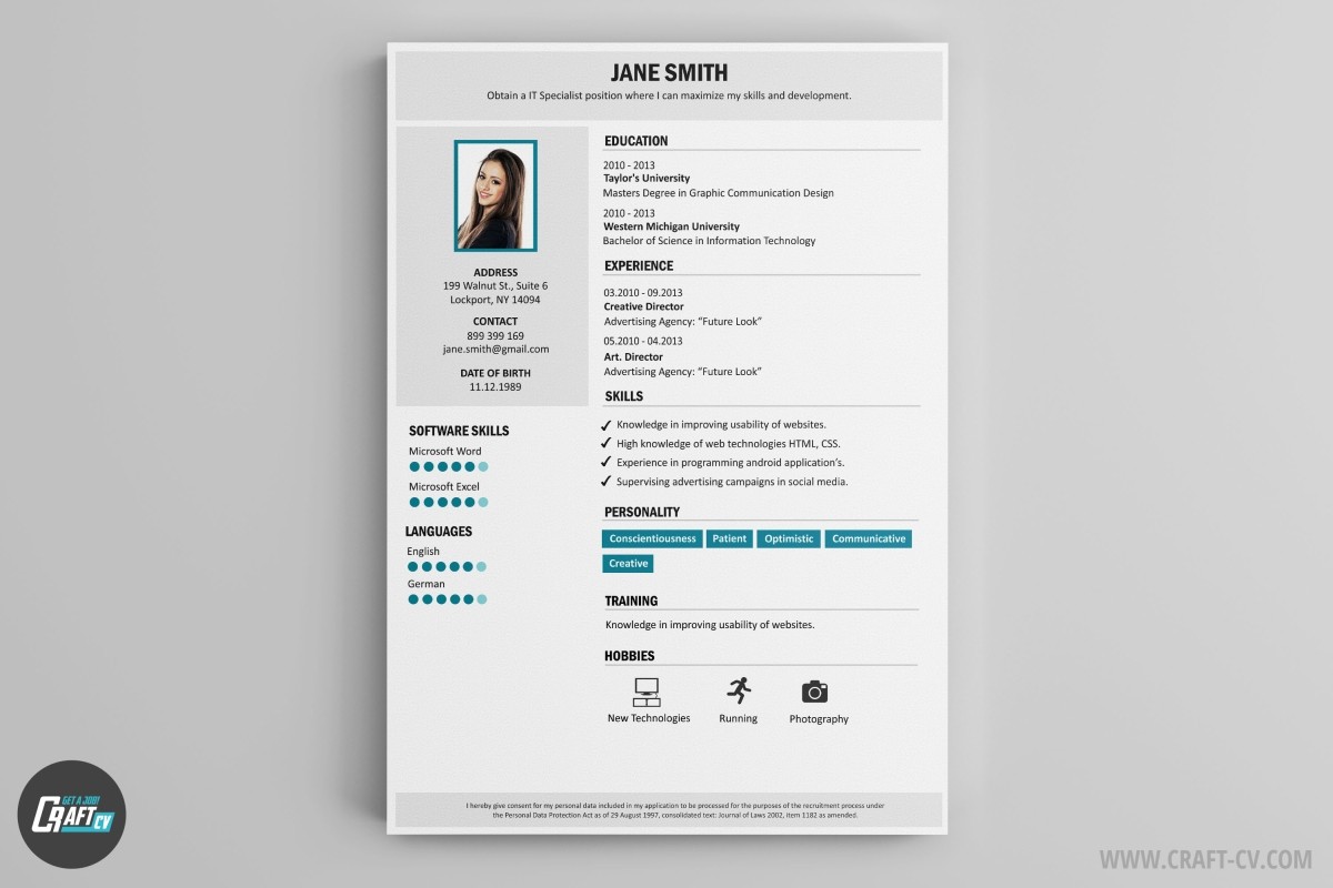 professional cv design
 CV Maker | Professional CV Examples | Online CV Builder | CraftCv