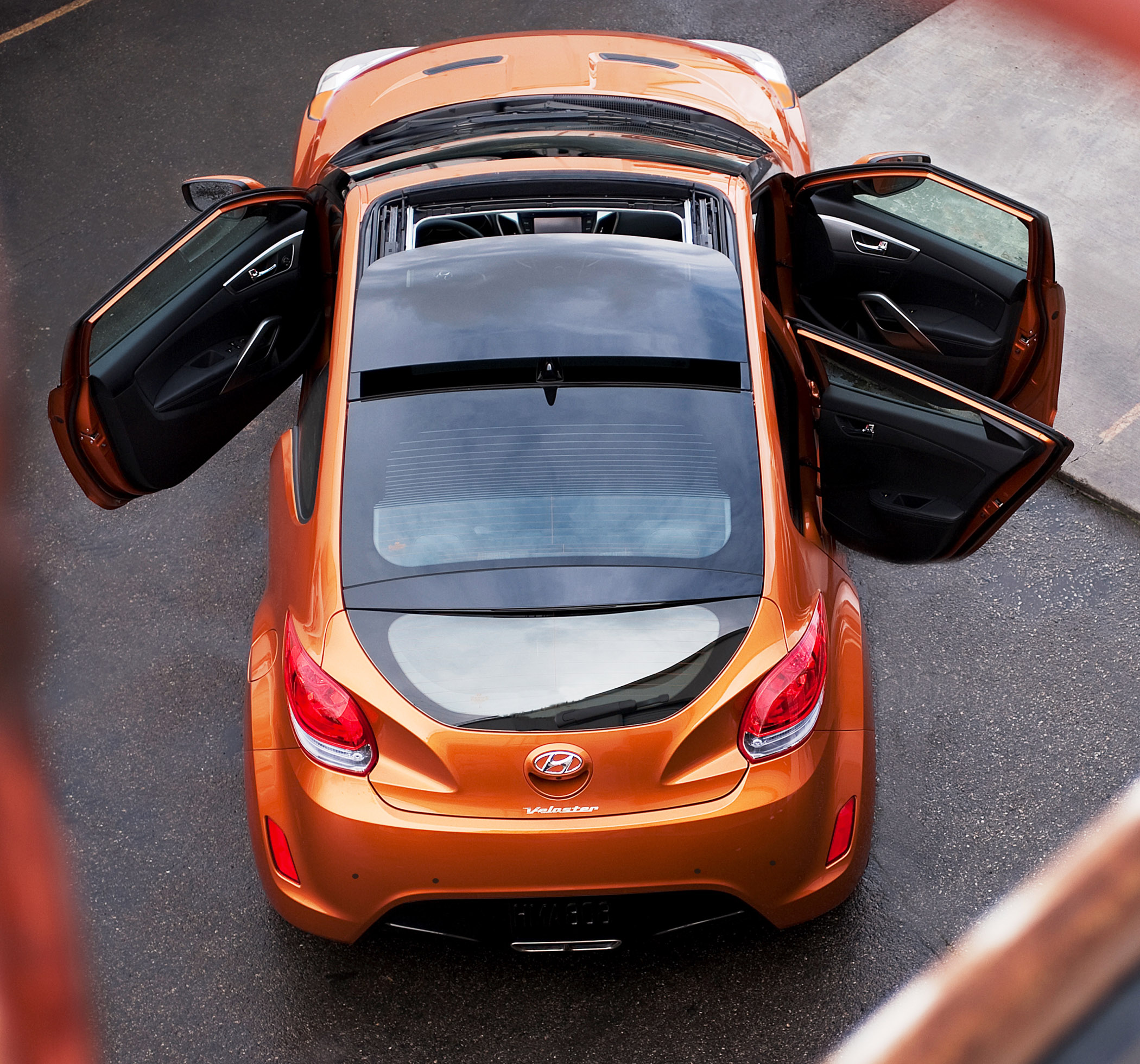 car with 3 doors	
 New for 2012: Hyundai Veloster 3-Door Compact Coupe - Down the Road ...