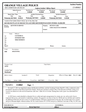 police report template Fake Police Report Template - Fill Online, Printable, Fillable ...