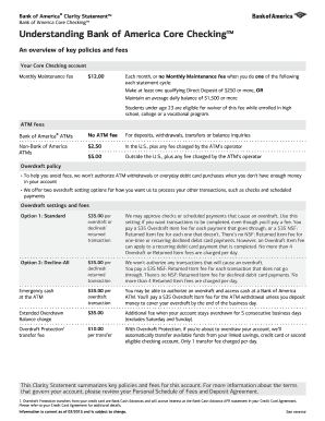 fake bank of america statement template Fake Bank Of America Statement Template - Fill Online, Printable ...