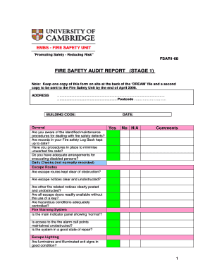 audit report sample Fire Audit Report Sample - Fill Online, Printable, Fillable, Blank ...