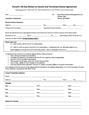 30 day notice to vacate florida Florida 30 Day Notice To Vacate Template - Fill Online, Printable ...