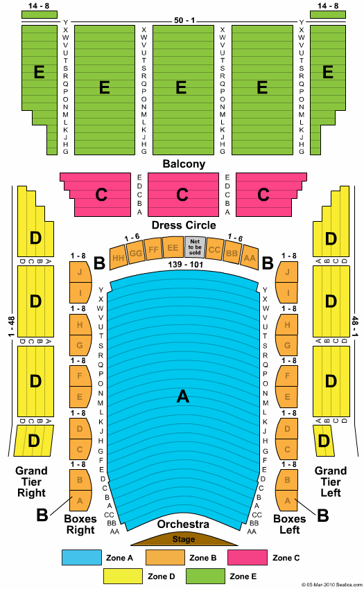 civic opera house seating Lyric Opera House - Md Seating Chart