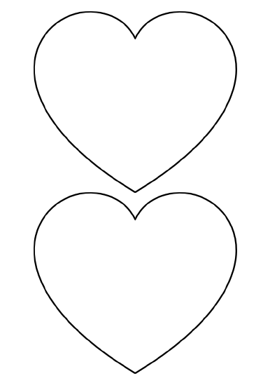 heart stencils free printable Free Printable Heart Templates – Large, Medium 