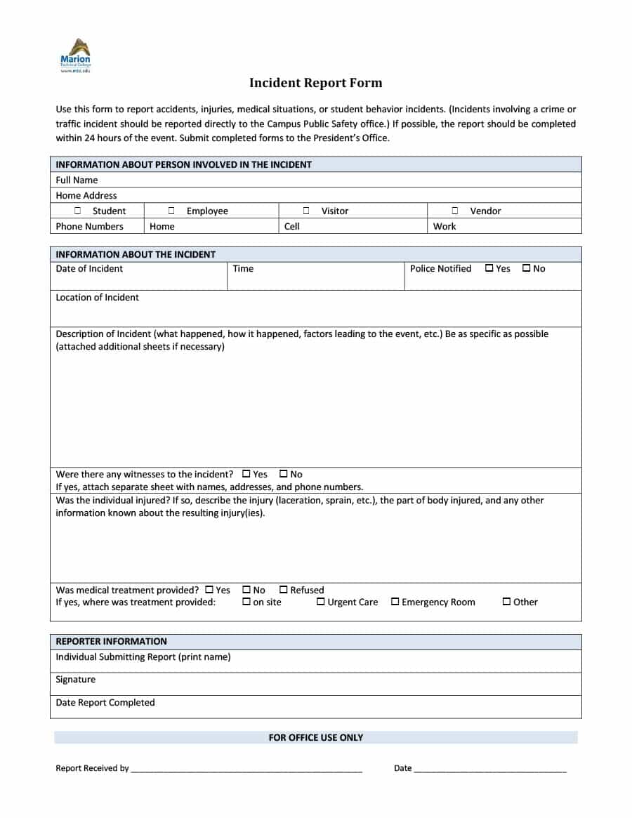 police report template 20  Police Report Template 