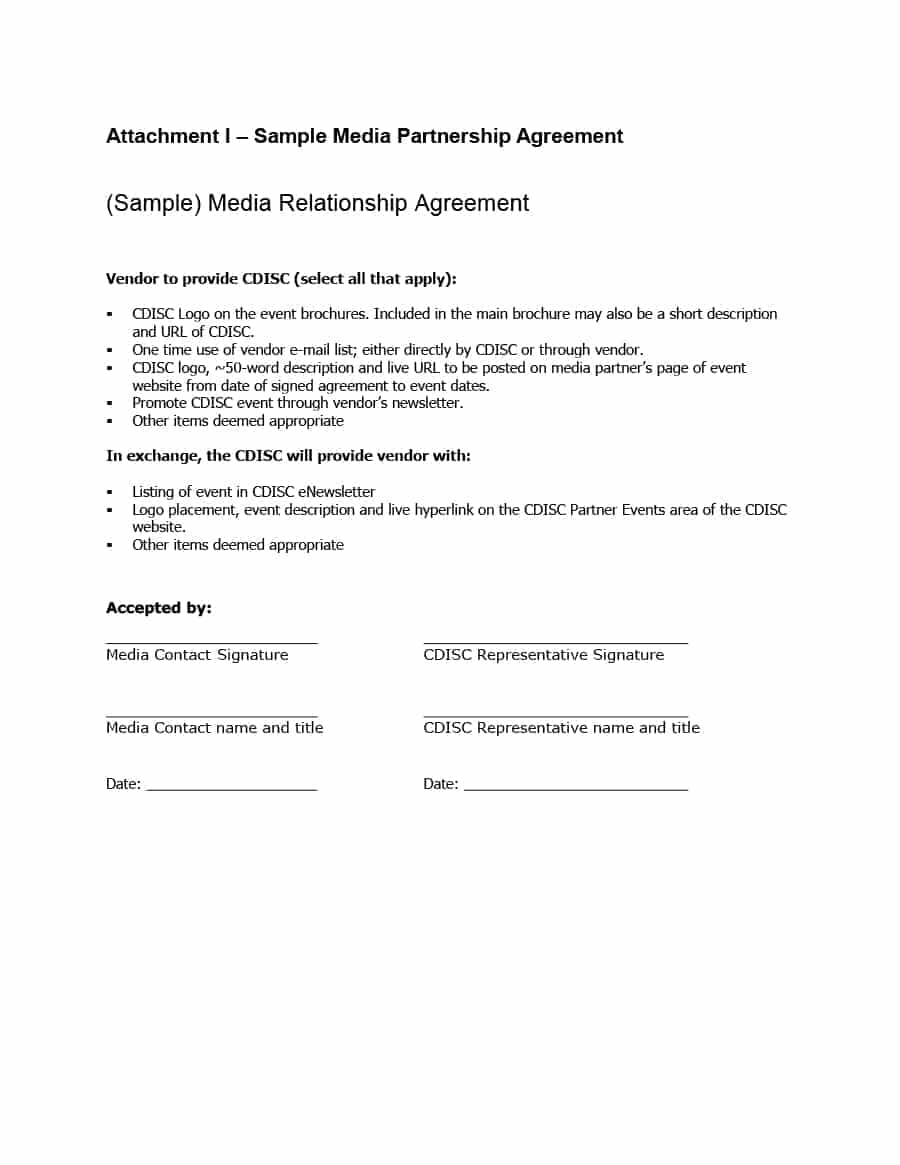relationship contract template 20  Relationship Contract Templates 