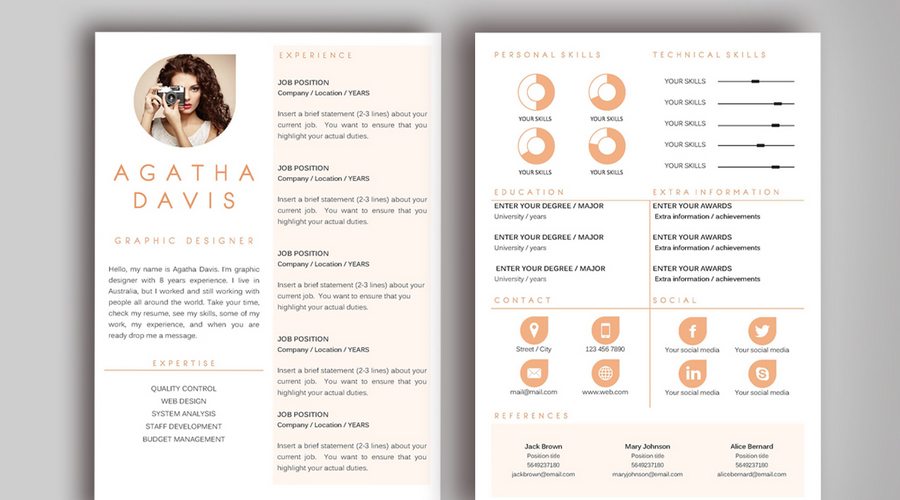 professional cv design
 50  Best CV 